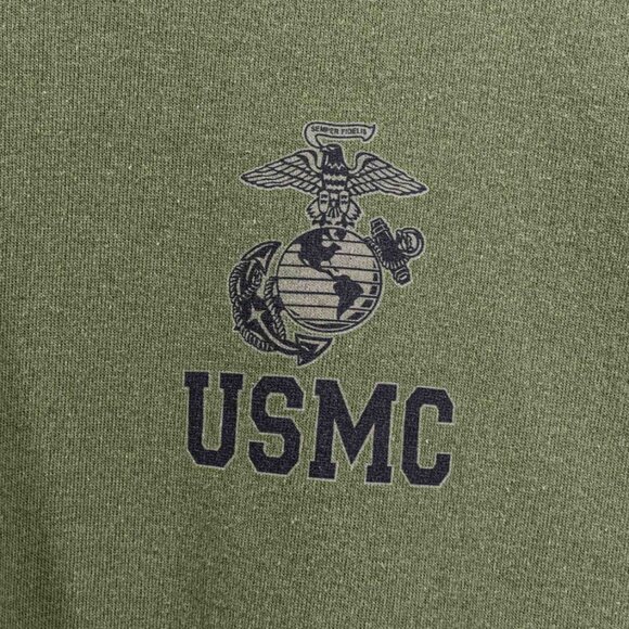 USMC United States Marines Crewneck Sweatshirt Made in USA Large Y2K - Picture 3 of 5
